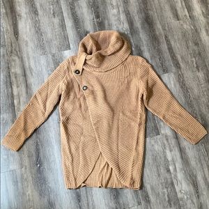 *Knit Sweater Wrap Sweater